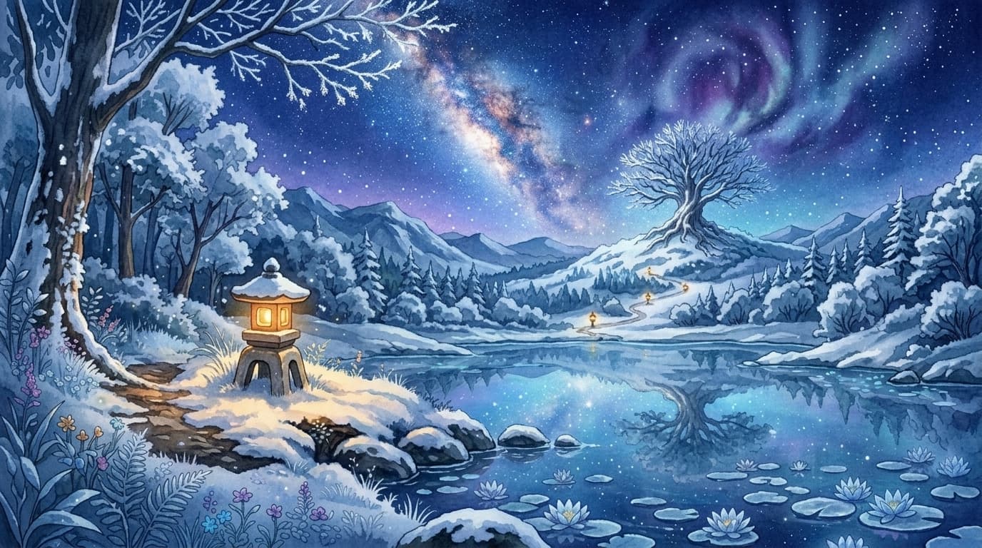 Sanctuary celestial in winter